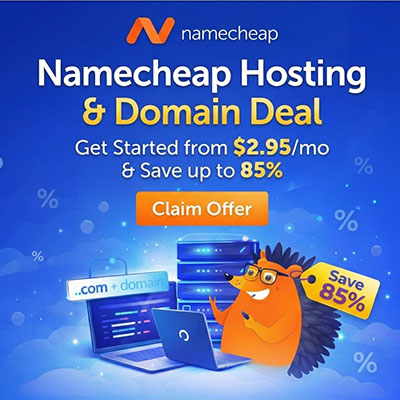Namecheap hosting discount offer